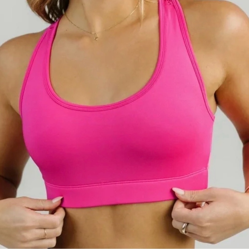 Women's Ziya hot Pink Sports Bra
